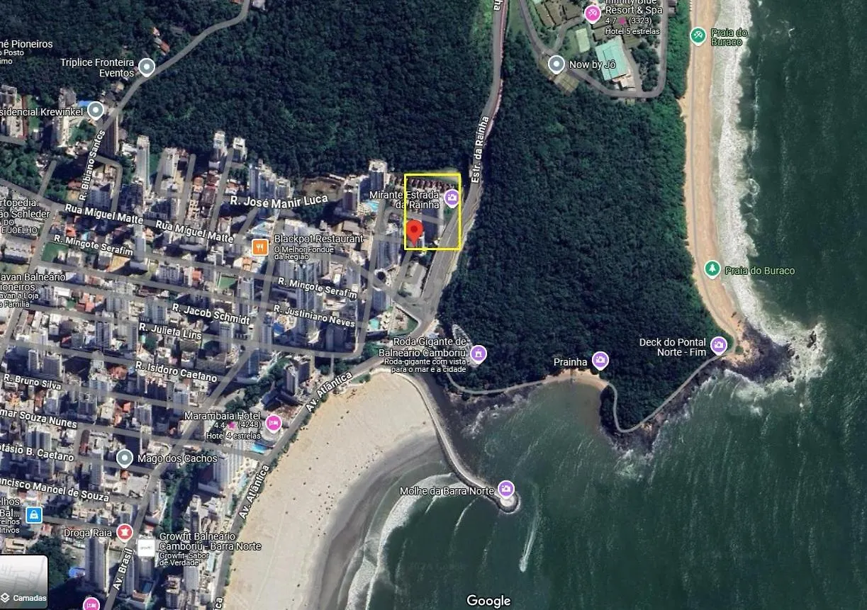 Terracos Da Rainha - Vista Espetacular - Bc Lägenhet Balneário Camboriú